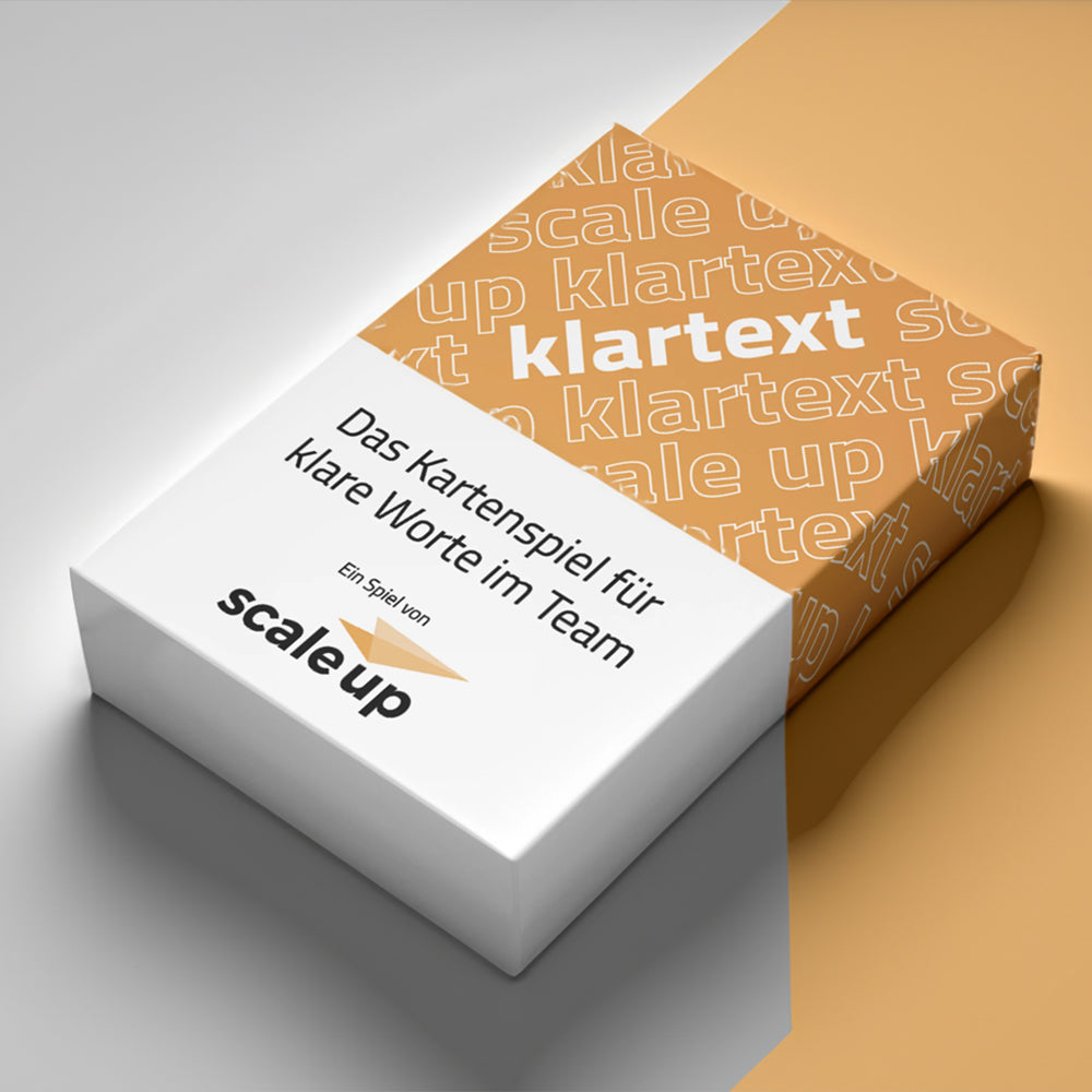 scale up KLARTEXT - Das Kartenspiel für klare Worte im Team und gute Gespräche