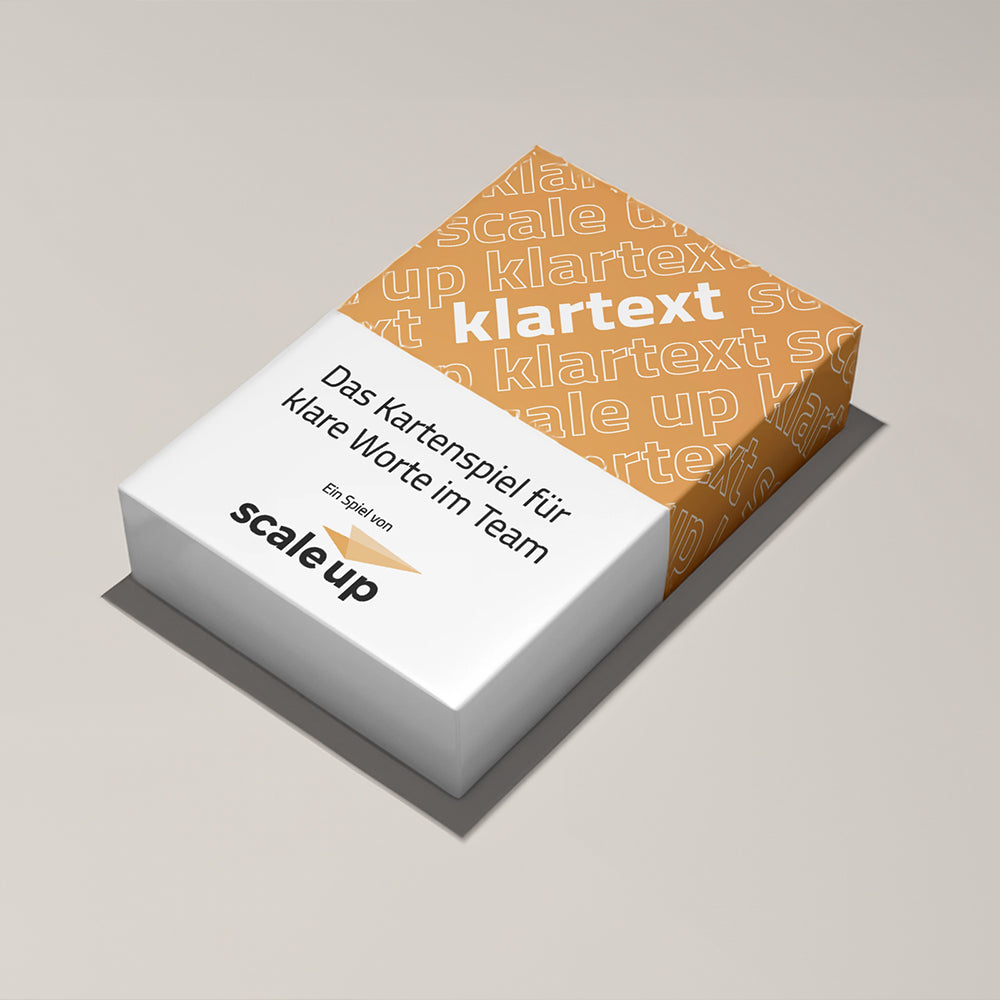 scale up KLARTEXT - Das Kartenspiel für klare Worte im Team und gute Gespräche